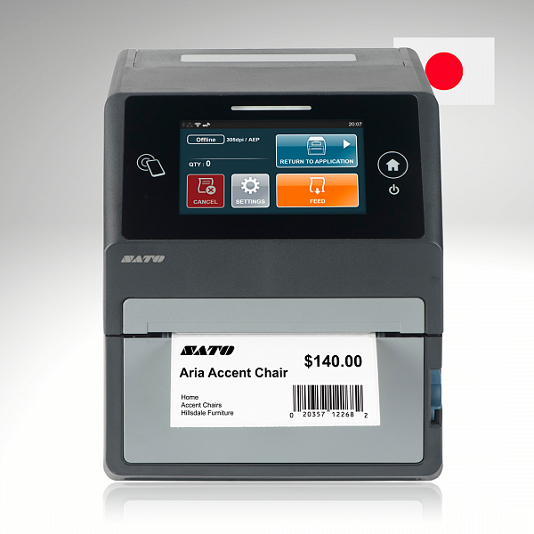Термотрансферный принтер этикеток SATO CT412LX TT305, USB и LAN